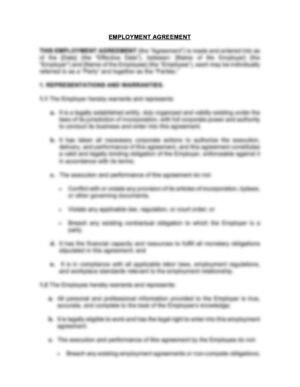 Employment Agreement