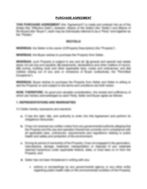 Purchase Agreement
